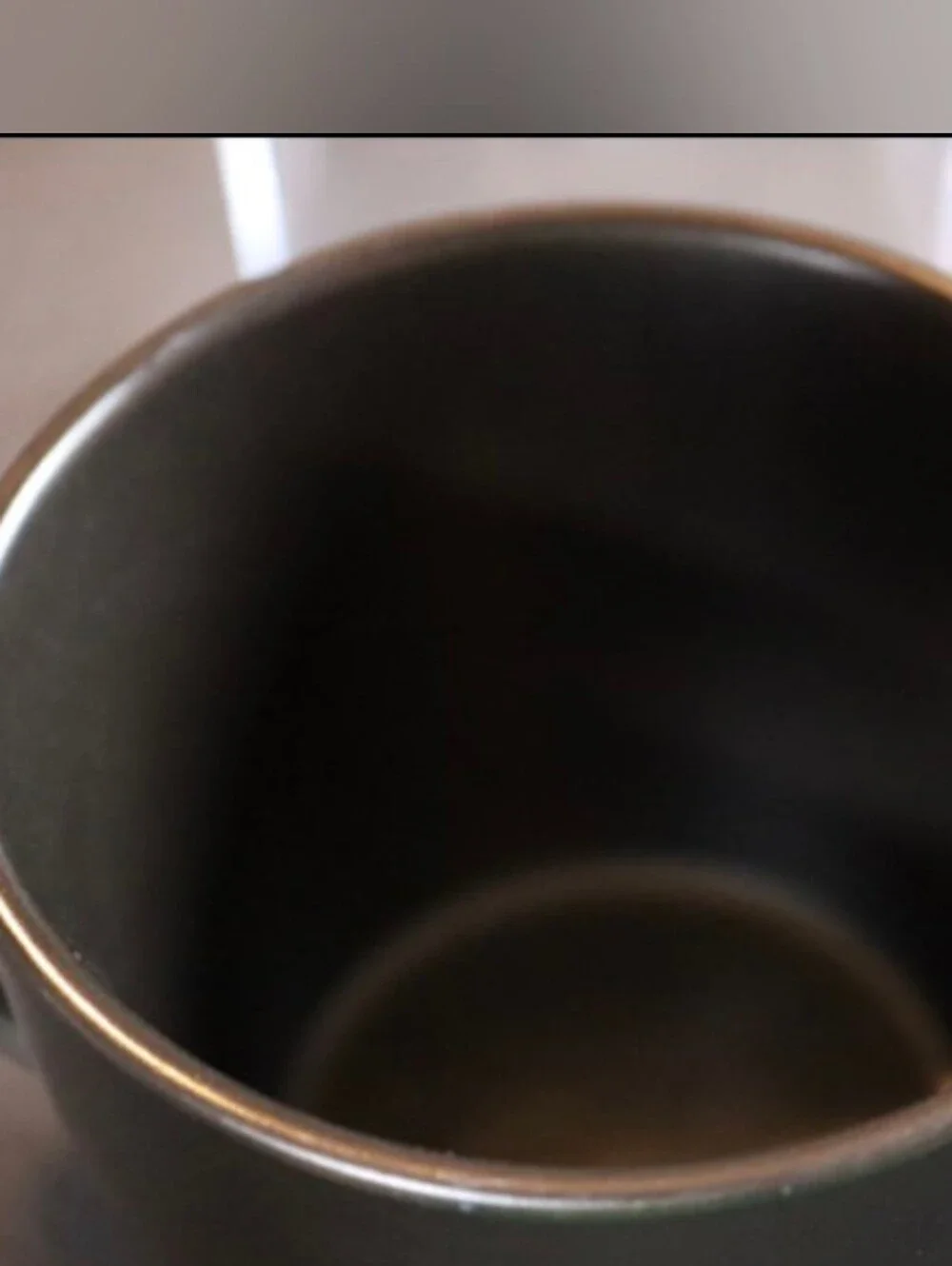 2017 Starbucks Coffee Barista Mug/Cup Deep Black W/ Mermaid Logo 14oz
